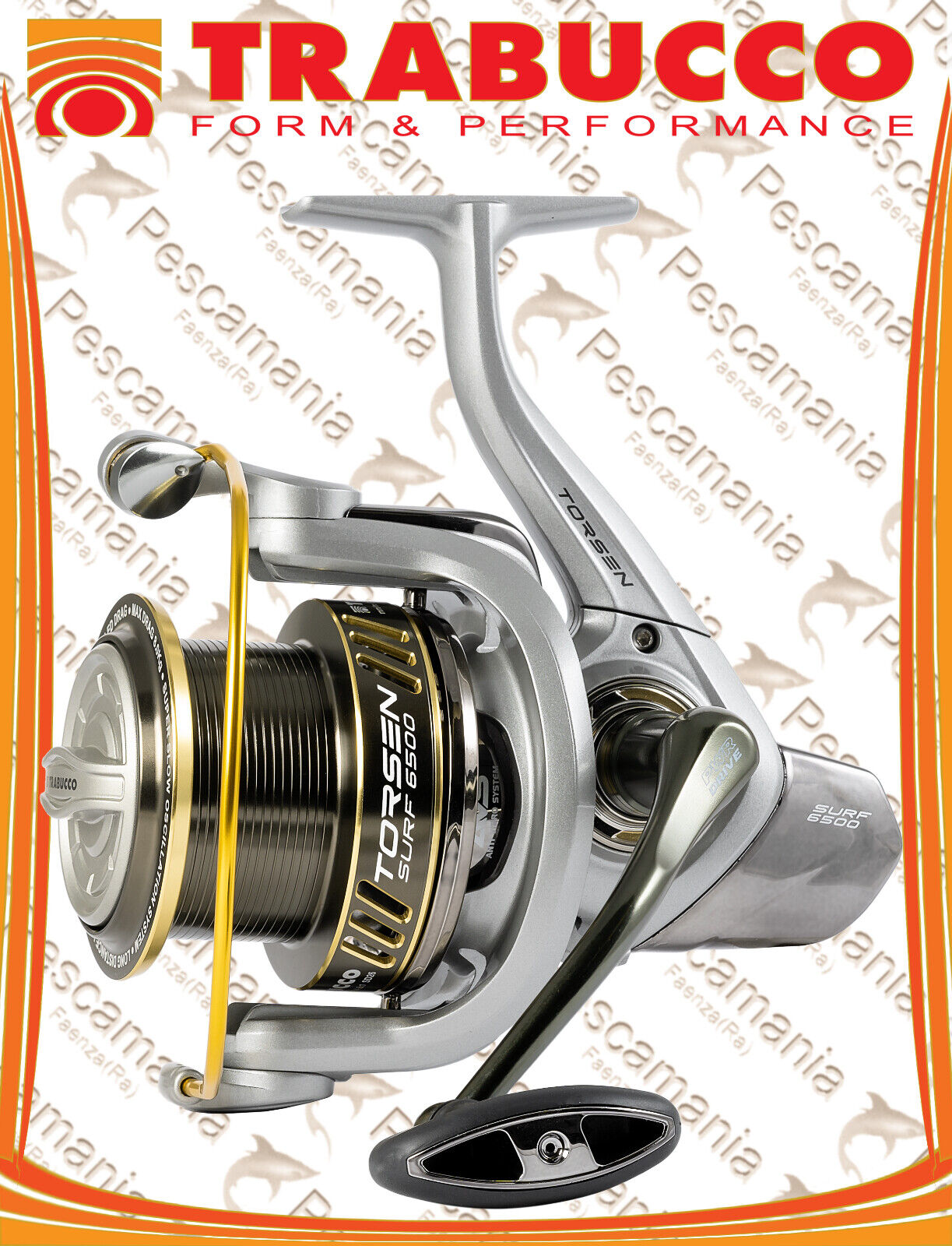 Mulinello Surfcasting TRABUCCO TORSEN SURF 6500