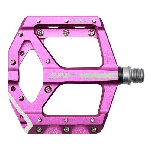 Pedali Piattaforma Flat MTB ANS10 In Alluminio Viola