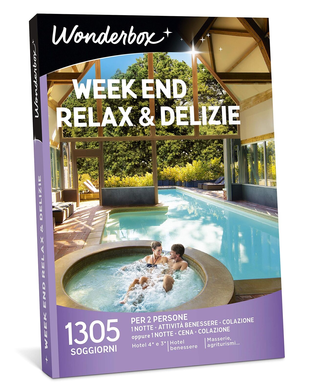 Wonderbox - Week End Relax & Delizie | Pacchetto Viaggio Regalo per Due Valido p