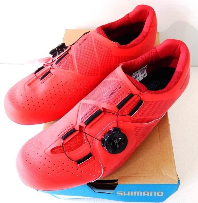 Coppia Di Scarpe Shimano RC3 Sh-Rc 300 Rosso Taglia 42 Nuovo
