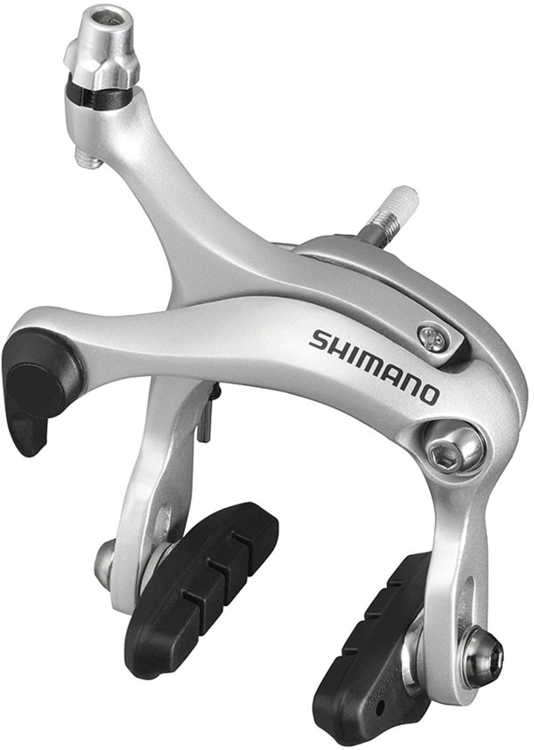 Shimano BR-R451 dual-pivot brake calliper, 57 mm drop, front, silver
