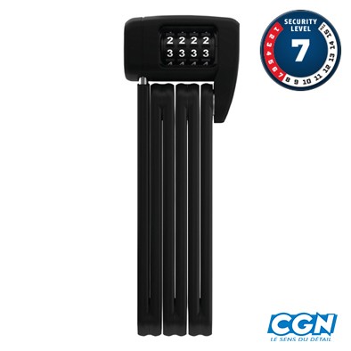 Antifurto pieghevole per bici con codice L 85cm Abus Bordo Combo Lite 6055C/85 n