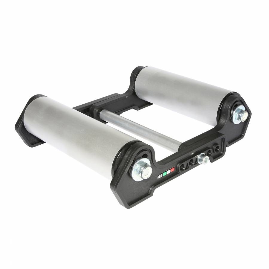 Home trainer roto mini 2 rulli neri (per ruota posteriore)