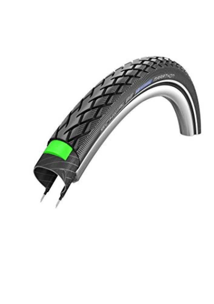 (TG. 700x25) Schwalbe, marathon, 700x25, nero/reflex, marathon reflex, pneumatic
