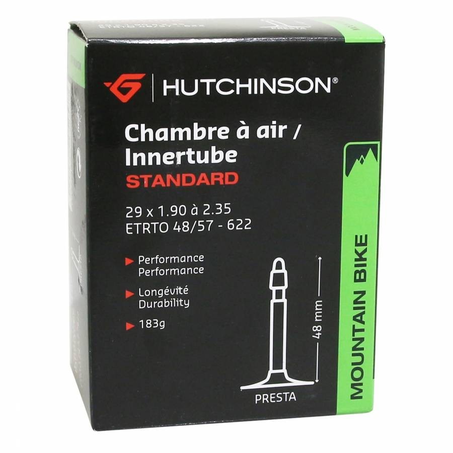 Camera d'aria per bici 29 x 1.90-2.35 Hutchinson valvola presta 48mm 183g