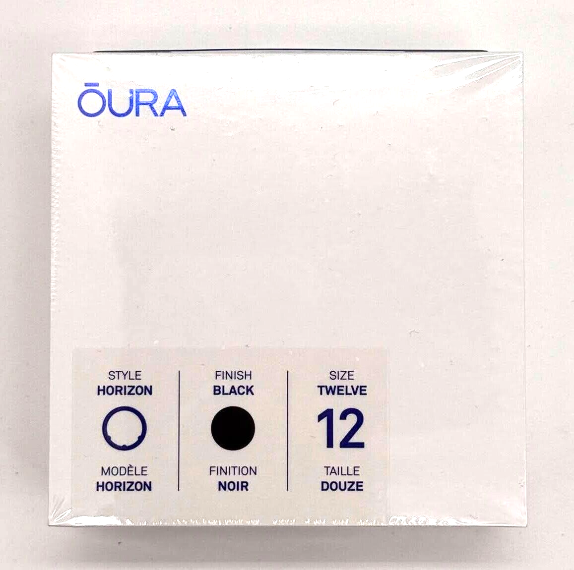Oura Ring Gen 3 Horizon Nero Misura 12 Smart Anello ( Si Prega Taglia Prima)