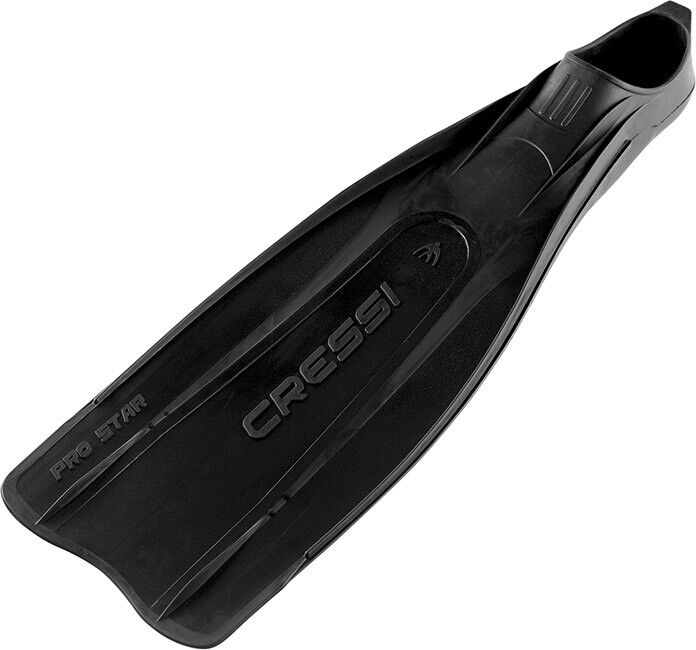 PINNE CRESSI SUB APENA PRO STAR 41 / 42 NERO FINS PALAMES MARE PESCA SUBACQUEA