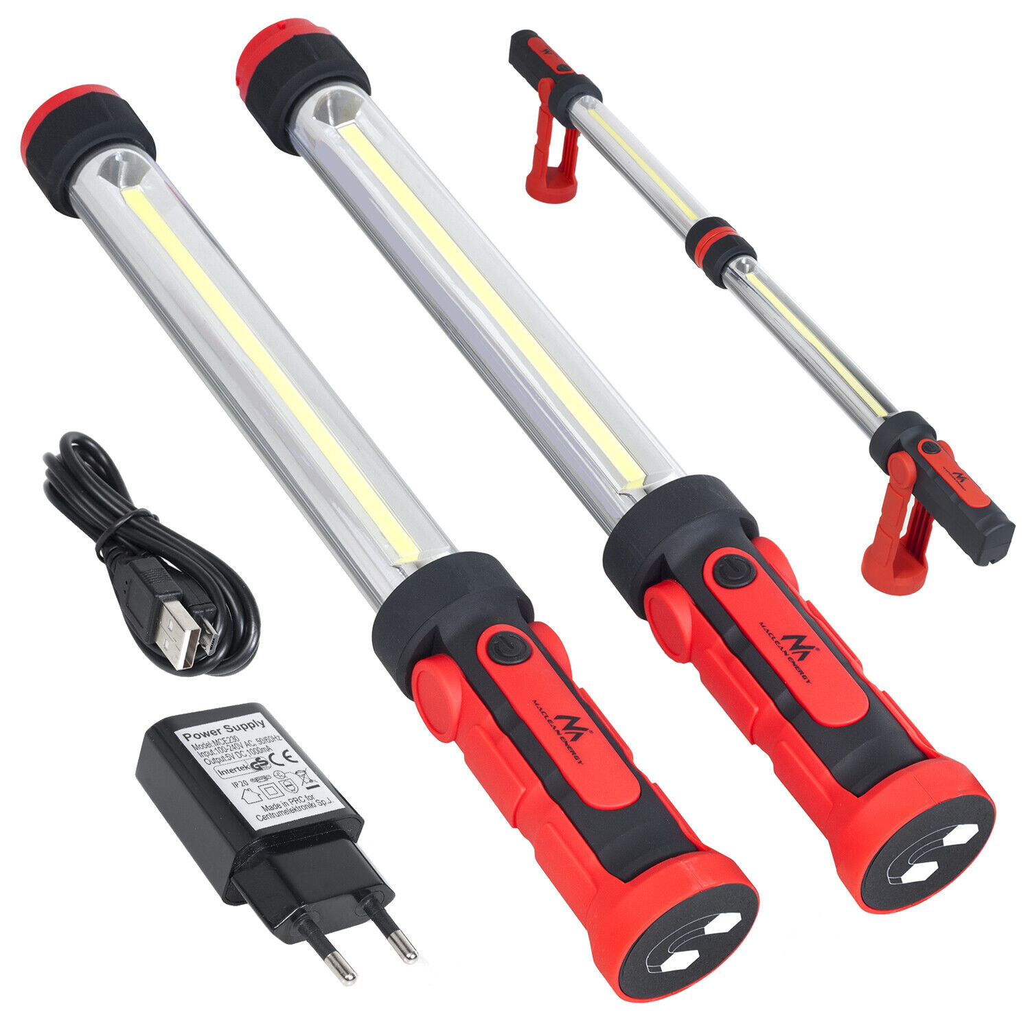 Lampada da officina divisibile in 2LED XXL COB MCE230 Maclean Energy