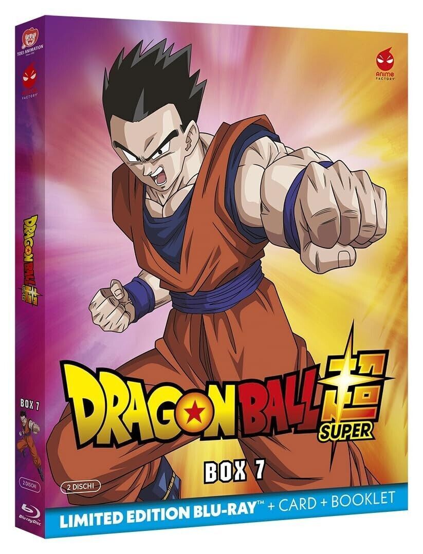 2 Blu-ray DRAGONBALL DRAGON BALL SUPER BOX 7 nuovo sigillato limited edition
