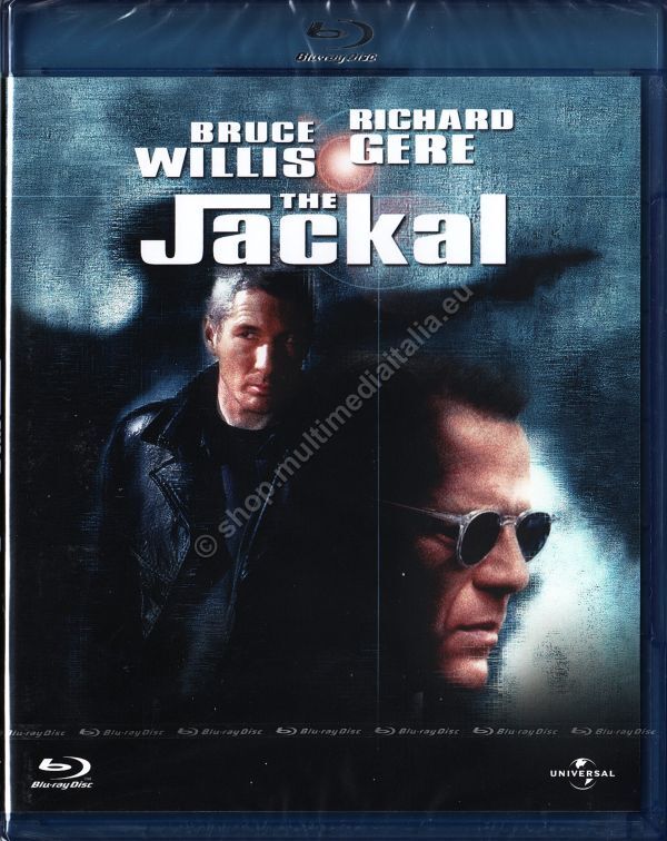 THE JACKAL (1997) Bruce Willis Richard Gere BLU RAY DISC NUOVO