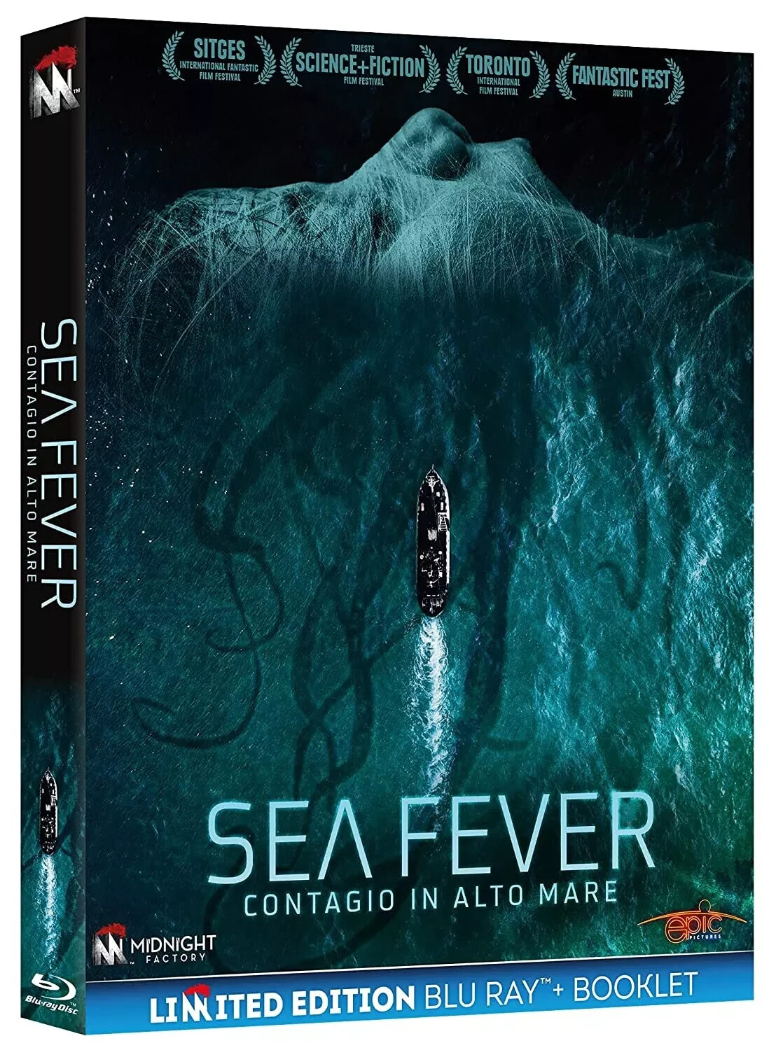 SEA FEVER - CONTAGIO IN ALTO MARE  BLU-RAY+BOOKLET BLU RAY NUOVO