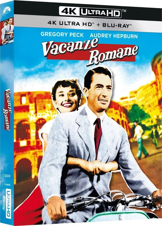 VACANZE ROMANE – PECK – HEPBURN – ITA – ENG – 4K + BLU-RAY