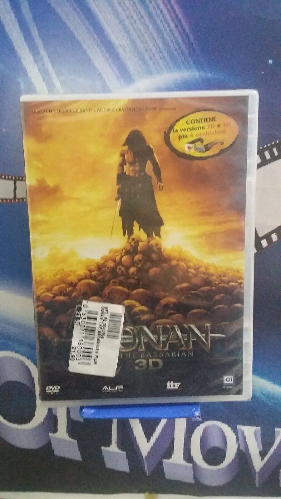conan the barbarian 3d + occhiali (vecchio stile )*DVD*NUOVO