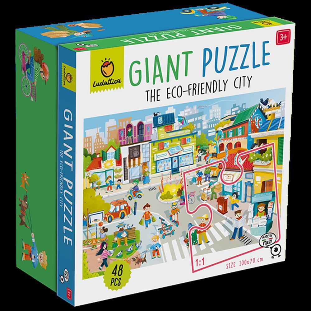 Ludattica: Giant Puzzle 48 Pz Eco Friendly City - AA.VV.