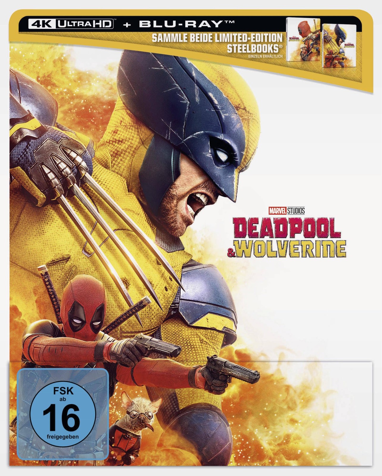 Marvel's Deadpool & Wolverine Steelbook 2 (Wolverine) German Im (4K UHD Blu-ray)