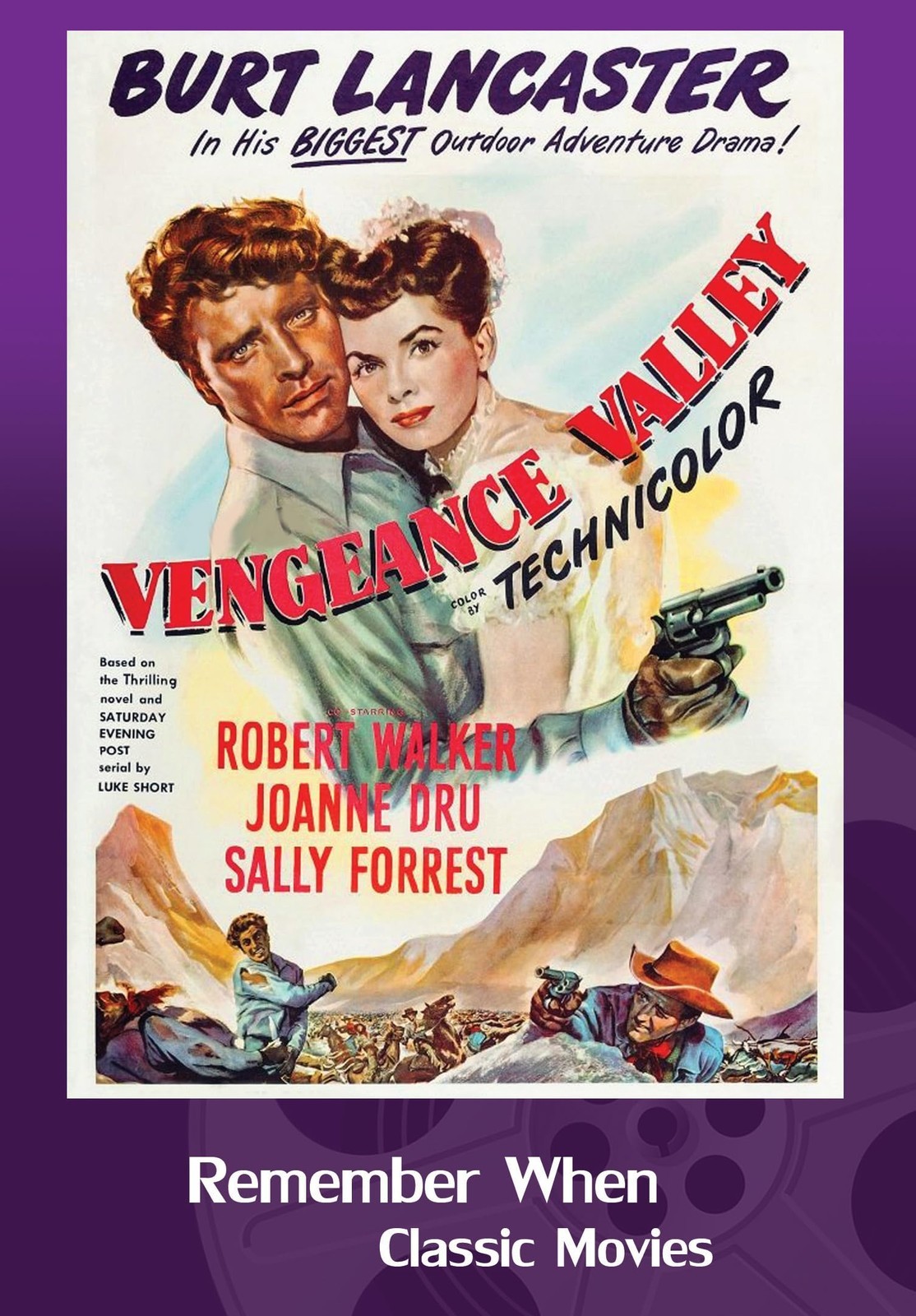 Vengeance Valley (DVD) Carleton Carpenter James Harrison Paul E. Burns