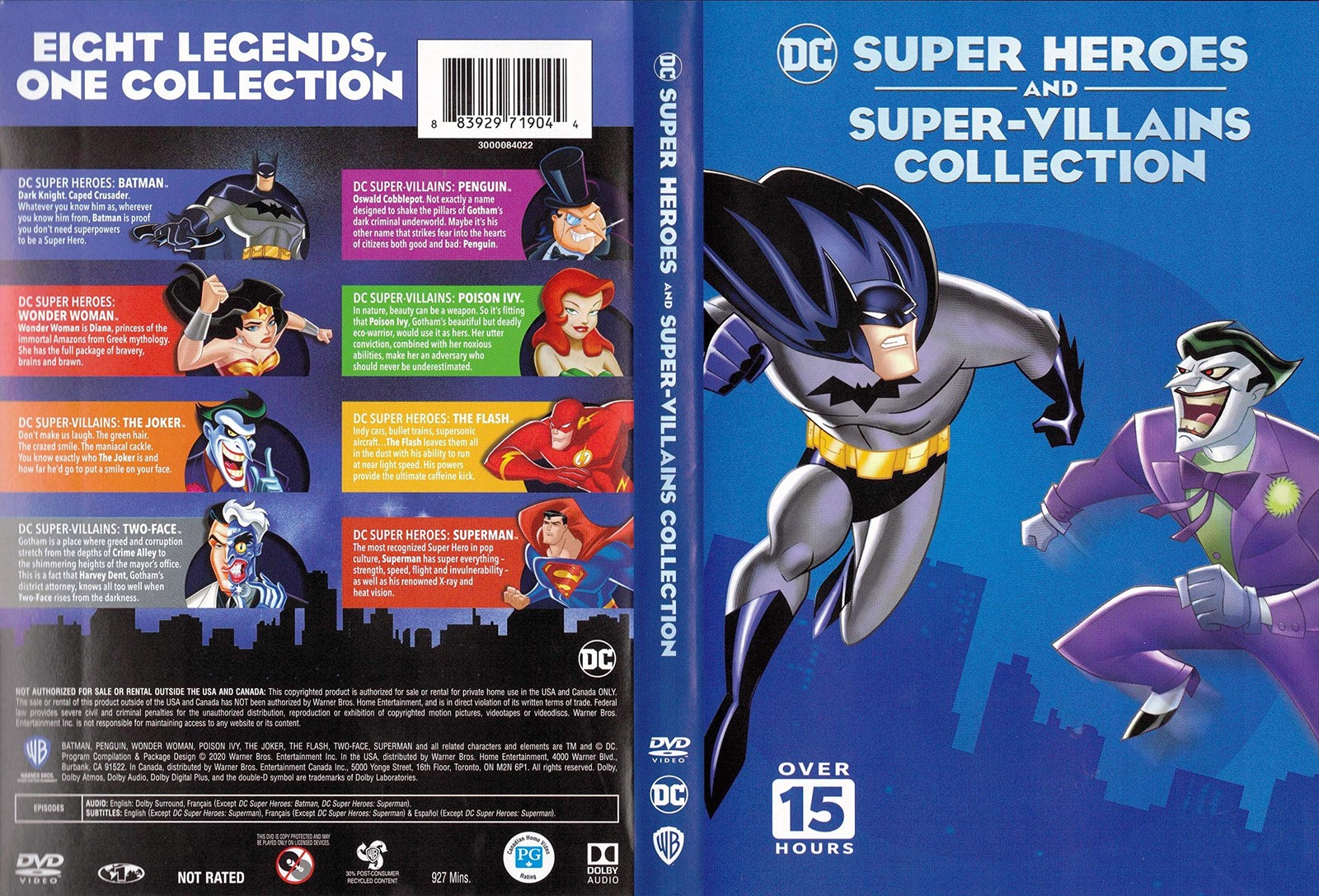 DC Super-Heroes and Super-Villains Collection (DVD) Various