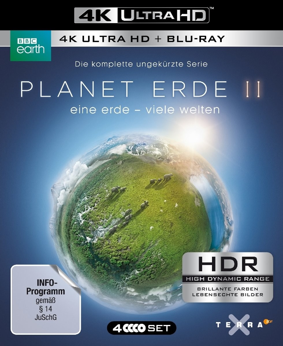 Planet Erde II: Eine Erde - viele Welten (4K Ultra-HD) (2 BR4K) (4K UHD Blu-ray)