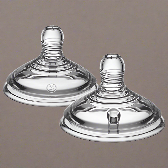 Confezione da 2 tettarelle Tommee Tippee Closer to Nature Fast-Flow Bottle