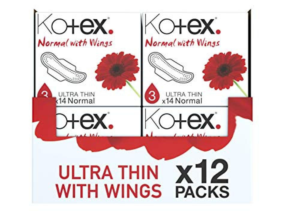 (TG. 168 unit  (Confezione da 1)) Kotex Asciugamani igienici ultra sottili con a