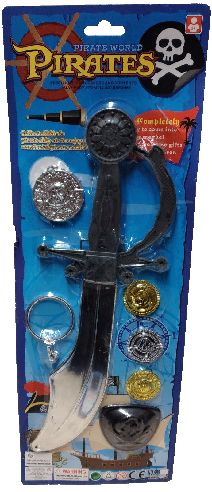 BLISTER PIRATA 7 PEZZI