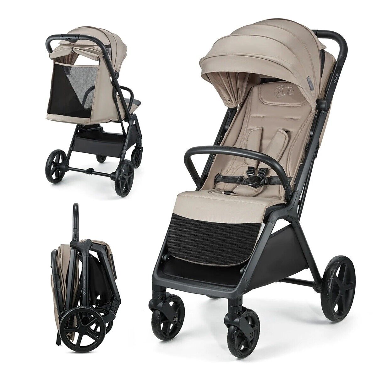 Passeggino Loom Beige Kinderkraft KINDERKRAFT - X53675 GIODICART