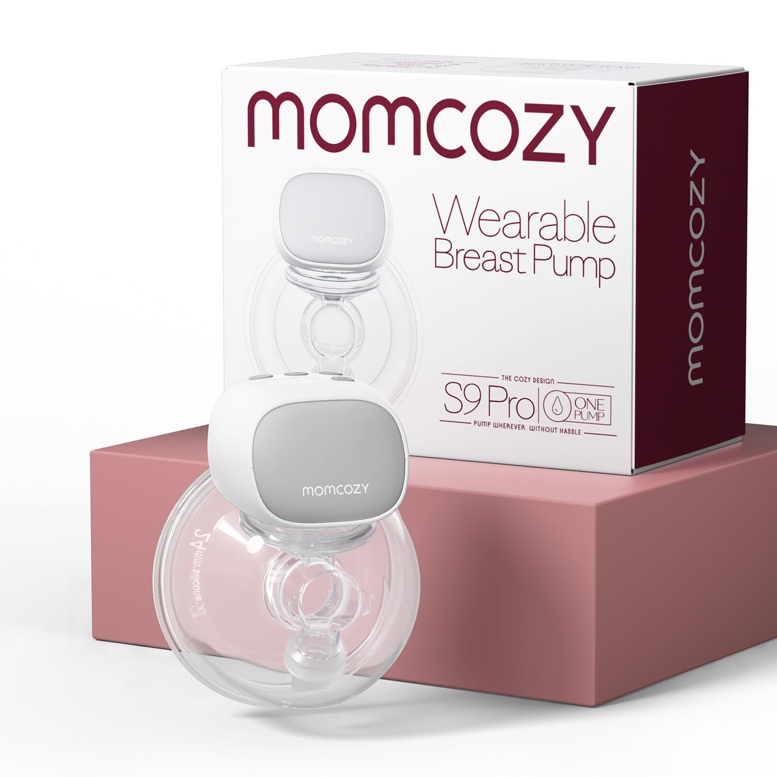 Momcozy S9 Pro Tiralatte Indossabile Aggiornato, Elettrico a Mani Libere con Dis