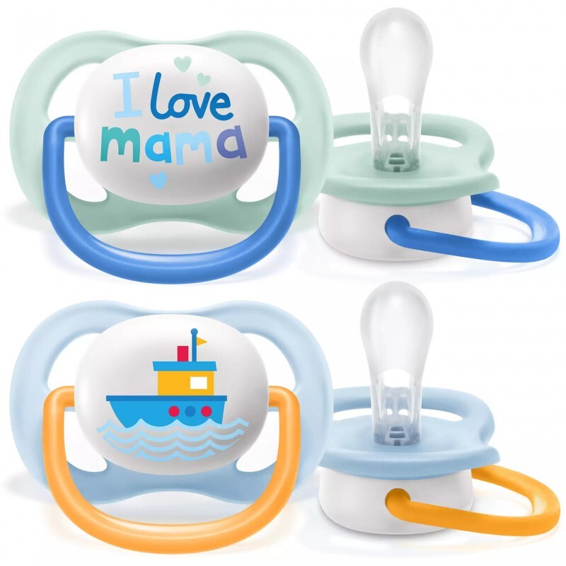 Philips Avent Ultra Air succhietto 0-6 m Ragazzo, 2 pz.