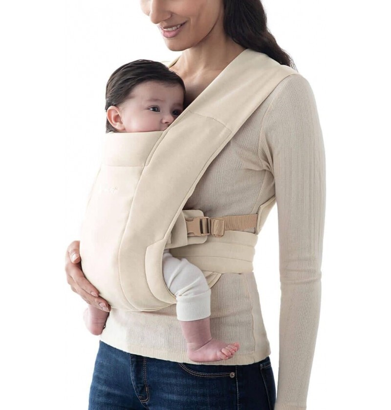 Ergobaby Embrace - Marsupio Neonato Morbido da 0+M fino a 11,3 Kg Cream