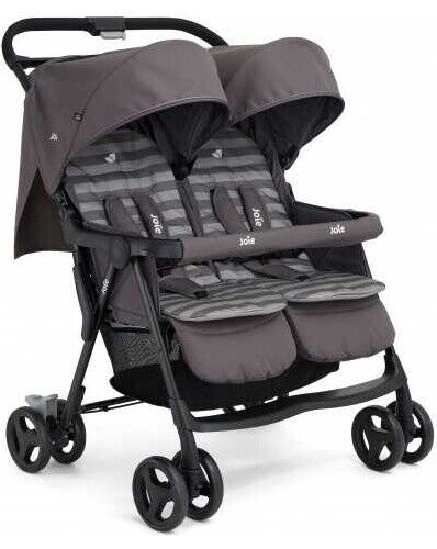 Joie River Passeggino Leggero Gemellare Pieghevole 0M-15 Kg Dark Pewter