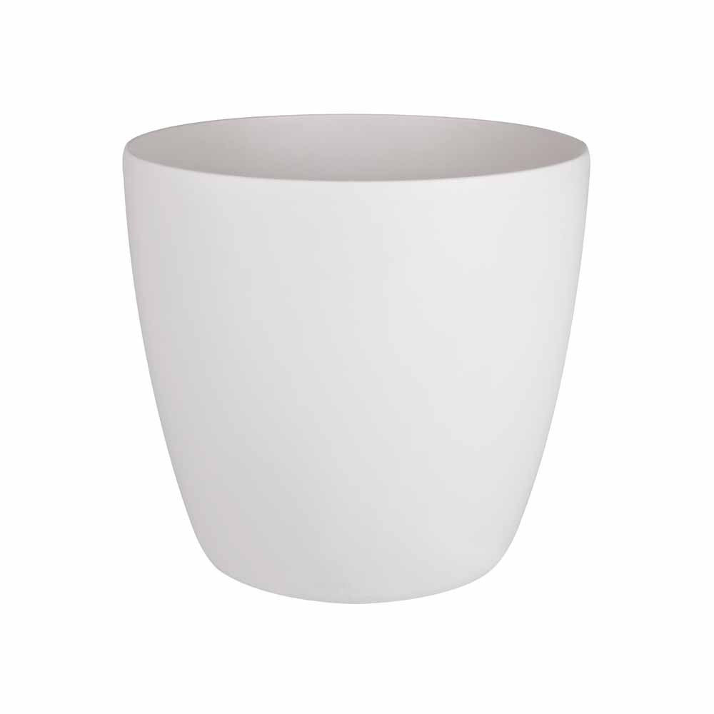 brussels round wheels 40cm white elho