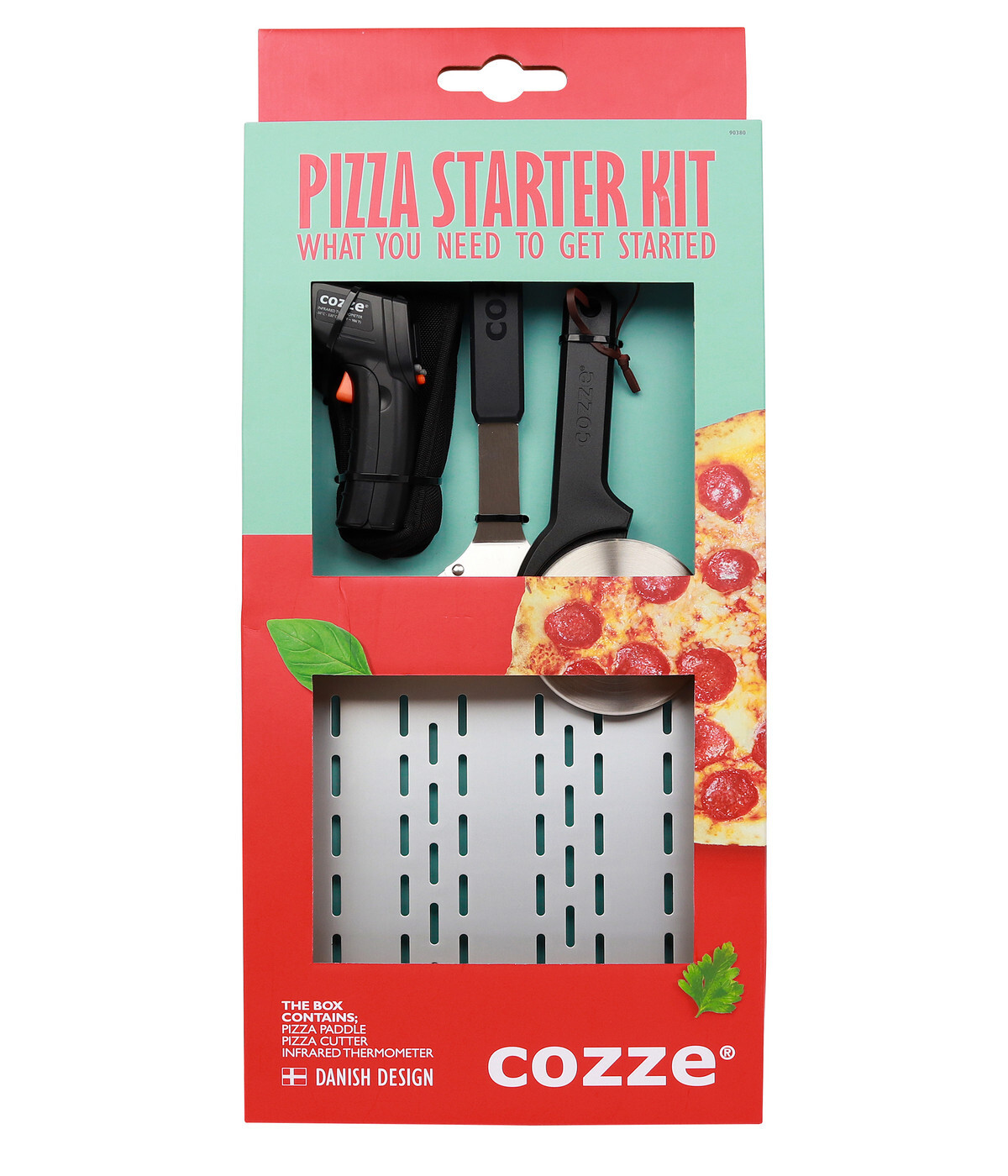 Kit Starter Forno Pizza Cozze Pala + Taglierina + Termometro