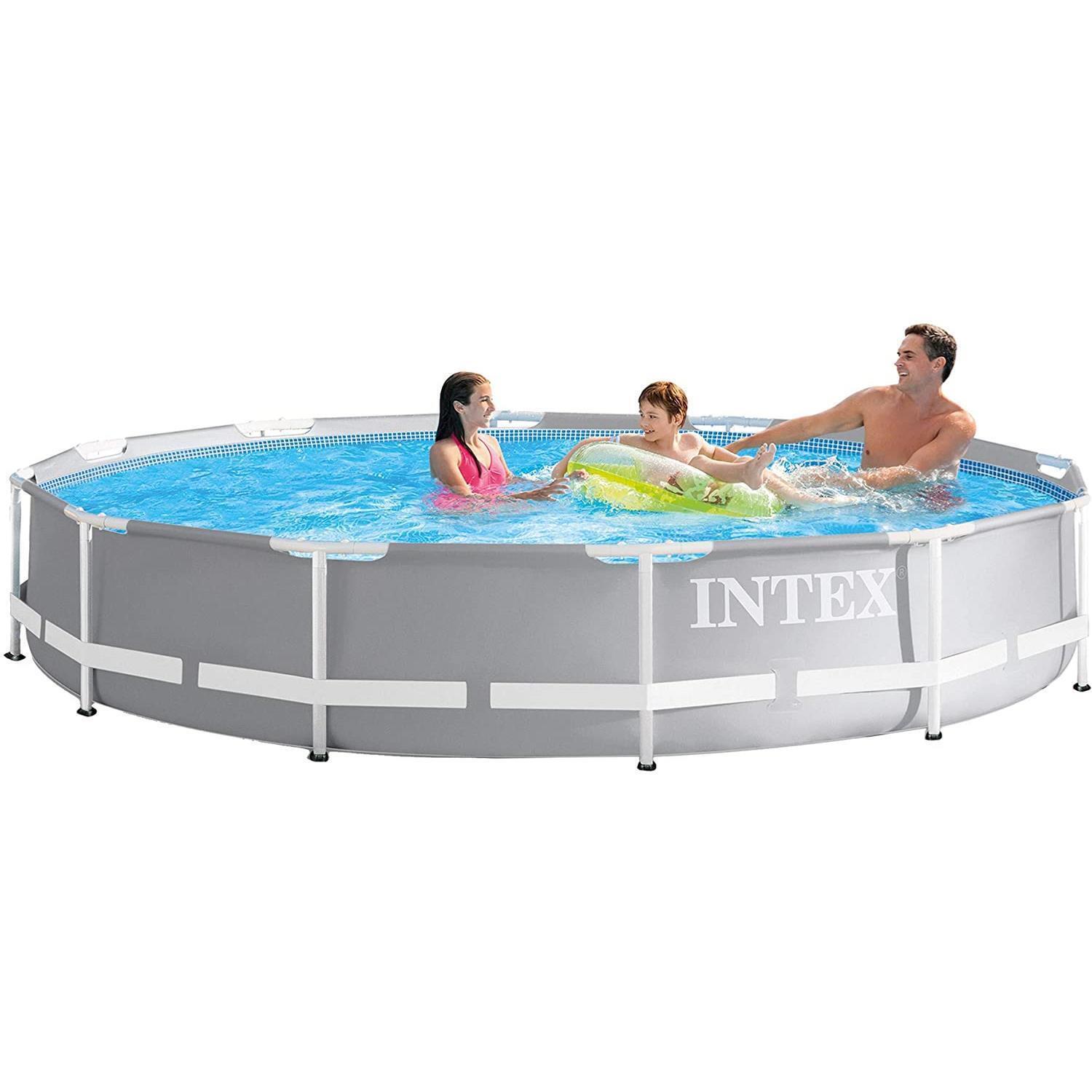 Intex 26710 Piscina Prism Frame Premium Rotonda 366x76cm senza Pompa Filtro