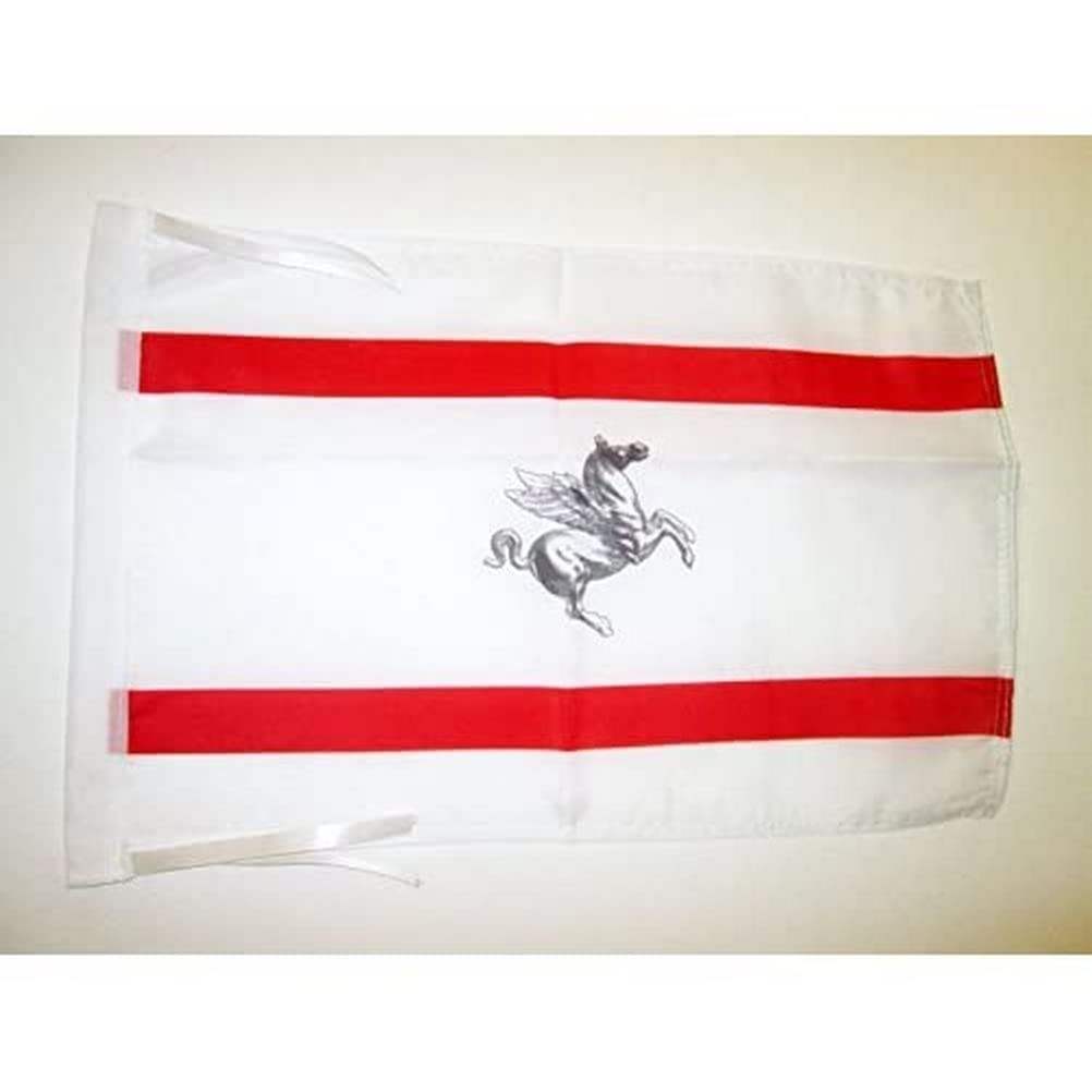 BANDIERA TOSCANA 45x30cm - BANDIERINA REGIONE TOSCANA - REGIONE ITALIA 30 (t5z)
