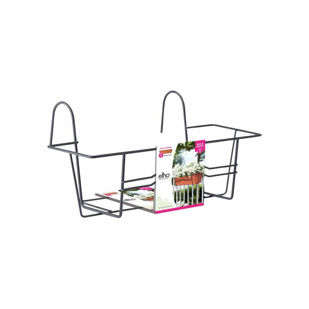 green basics balcony rack 80cm anthracite elho