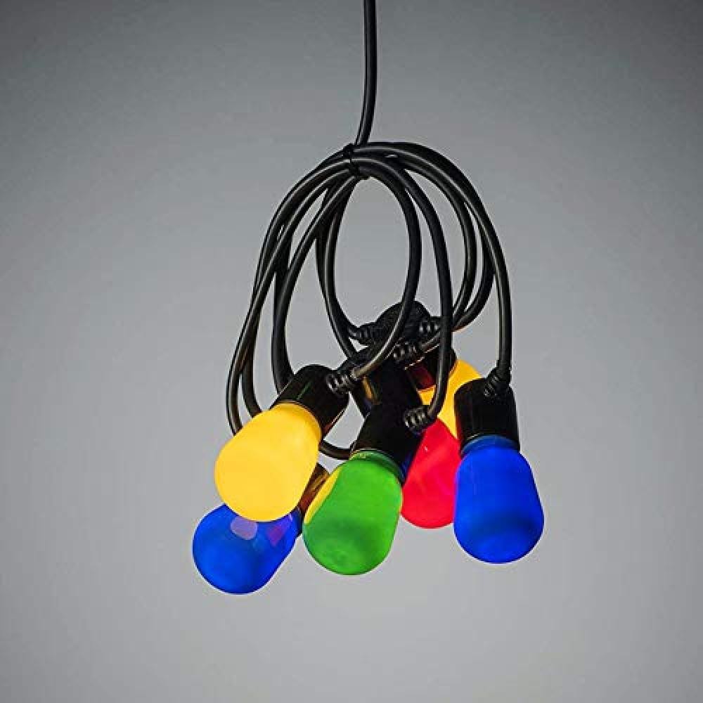 (TG. Konstsmide Party Light, Plastic/Copper, Multi-Colour) Konstsmide - Luci a L