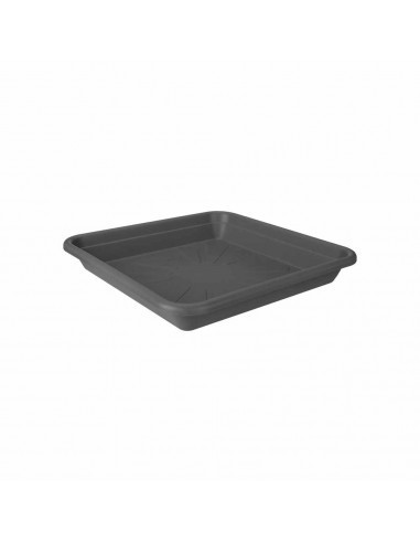 universal saucer square 25cm anthracite elho