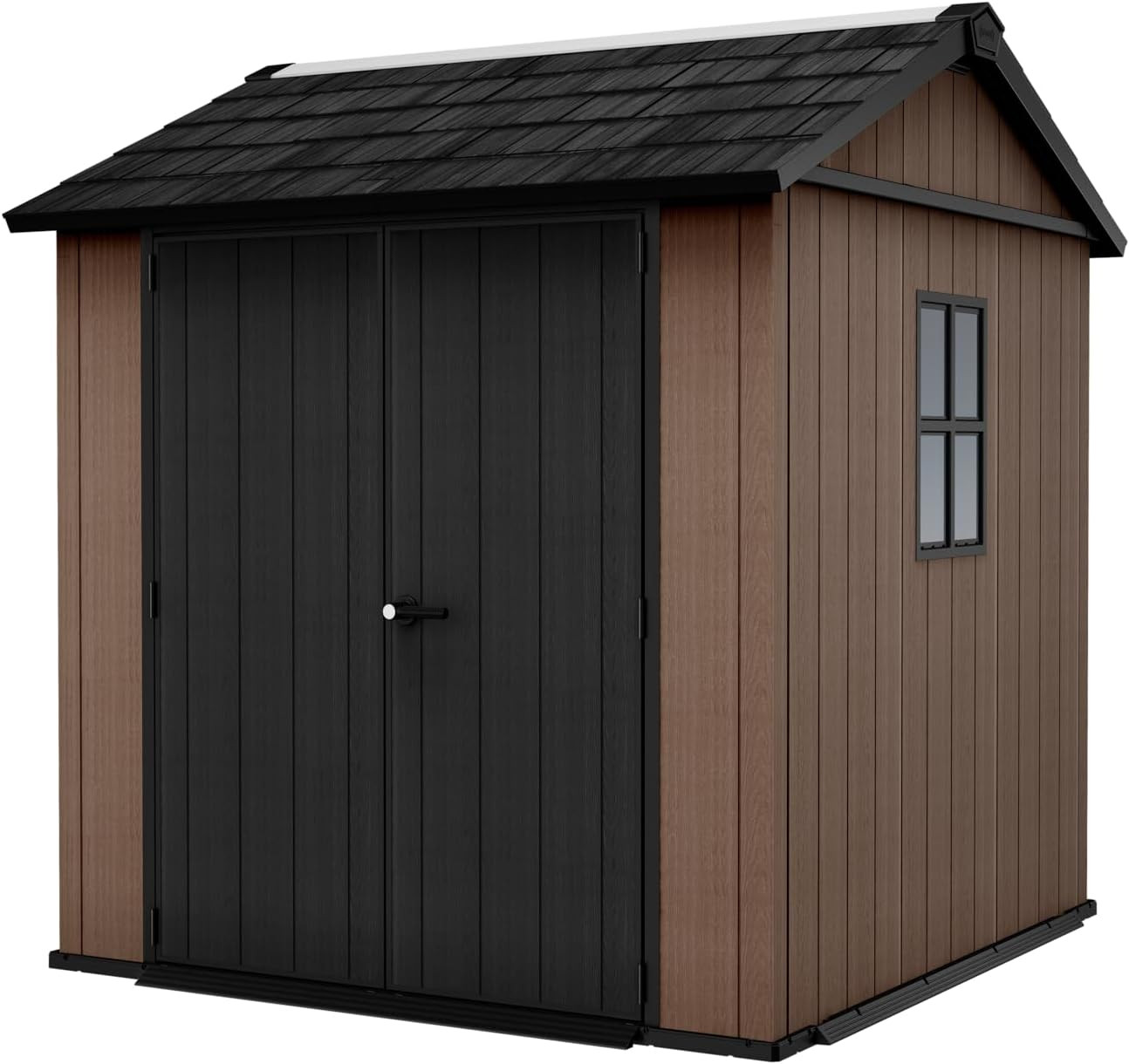 KETER CASETTA DA GIARDINO NEWTON PLUS 757/775 MARRONE 228X350X252H CM 70086