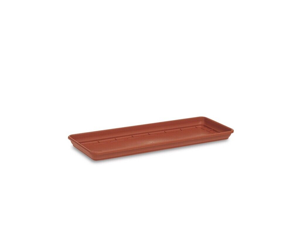 SOTTOVASO SOTTO VASO PLASTICA RETTANGOLARE MEDITERRANEO STEFANPLAST CM. 50