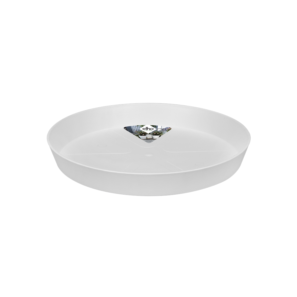 loft urban saucer round 17 silky white elho