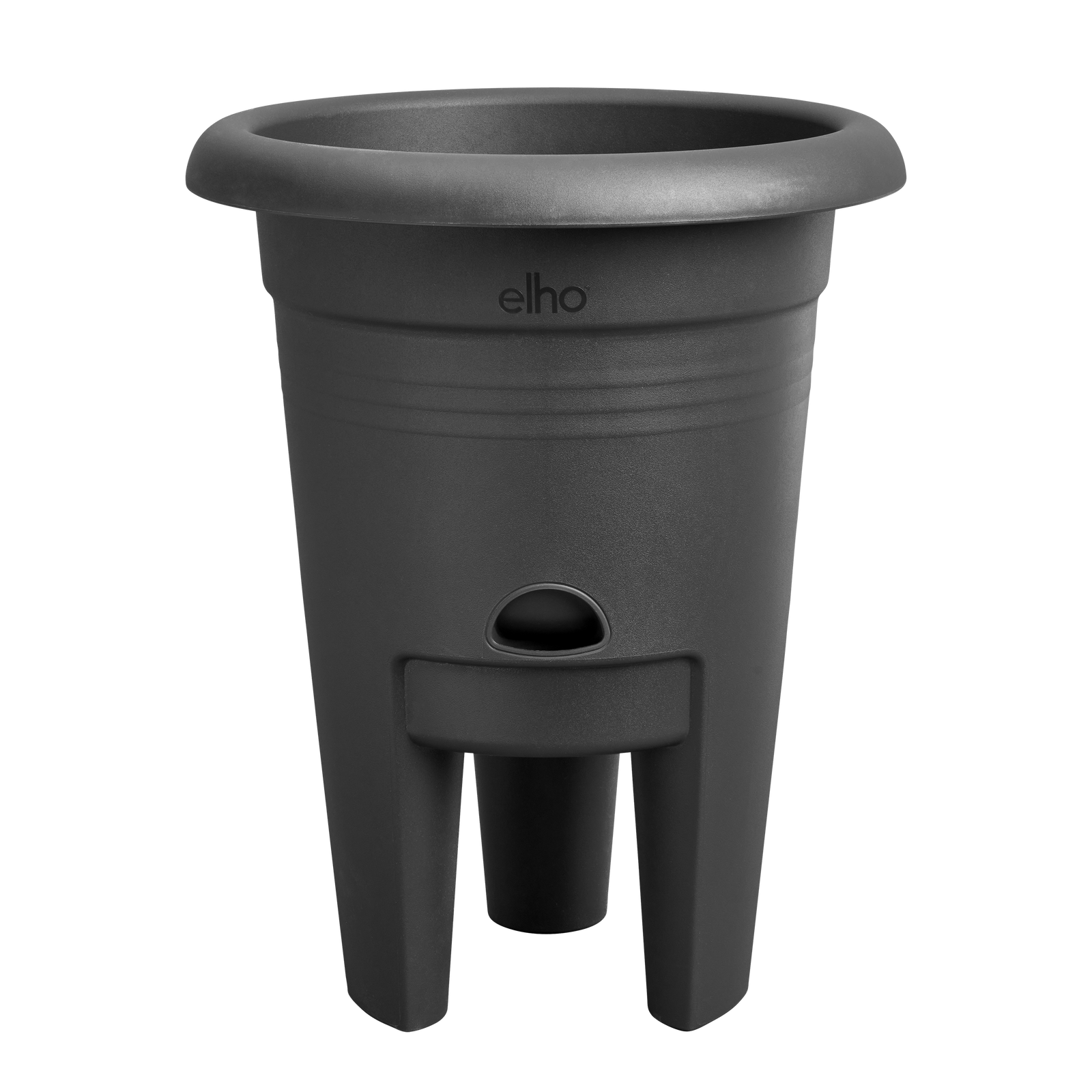 Vaso Green Basics Strawberry Pot 33 Living Black elho