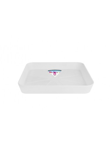 loft saucer square 28 white elho
