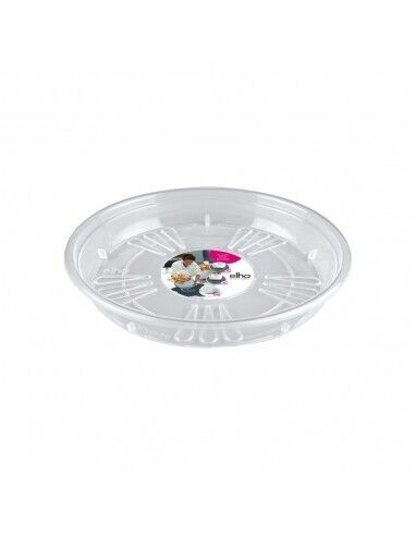 uni-saucer round 18cm transparent elho