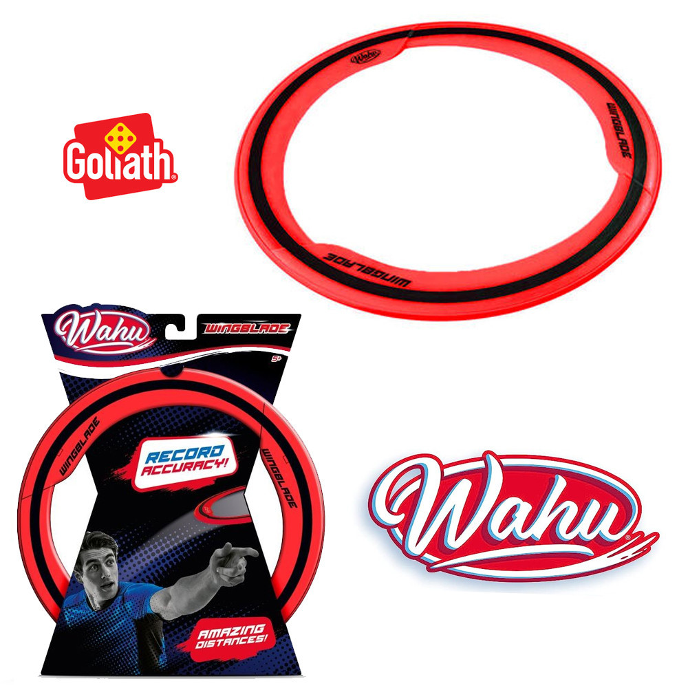 WAHU WINGBLADE FRISBEE ROSSO GIOCO ESTATE ARIA APERTA SPIAGGIA MARE