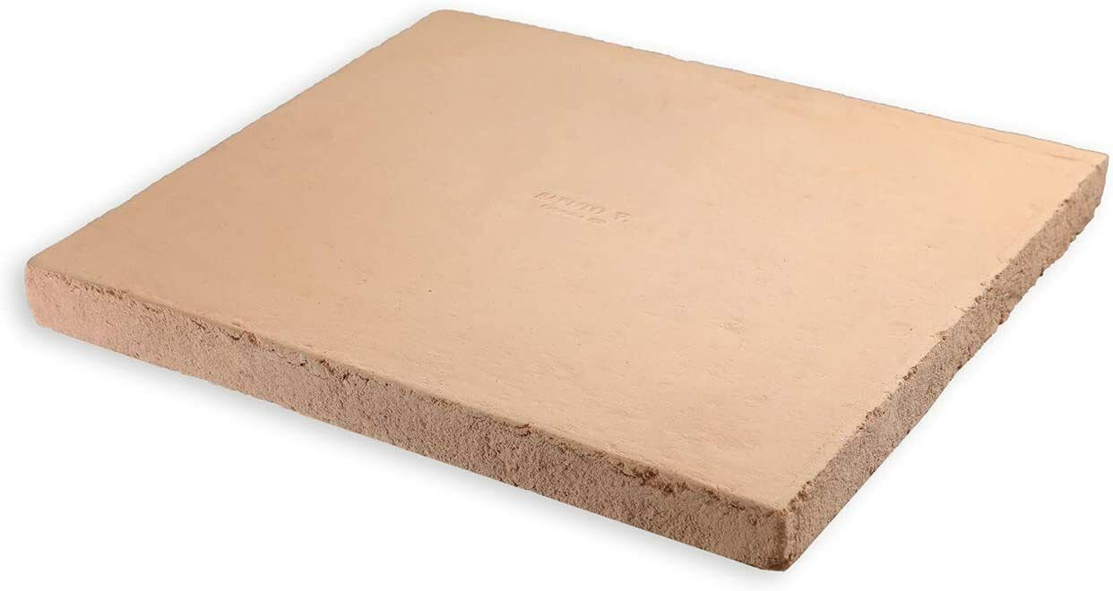 Biscotto di Casapulla Pietra Refrattaria Pizza Forno Fornace Saputo 34,5x39,5x3