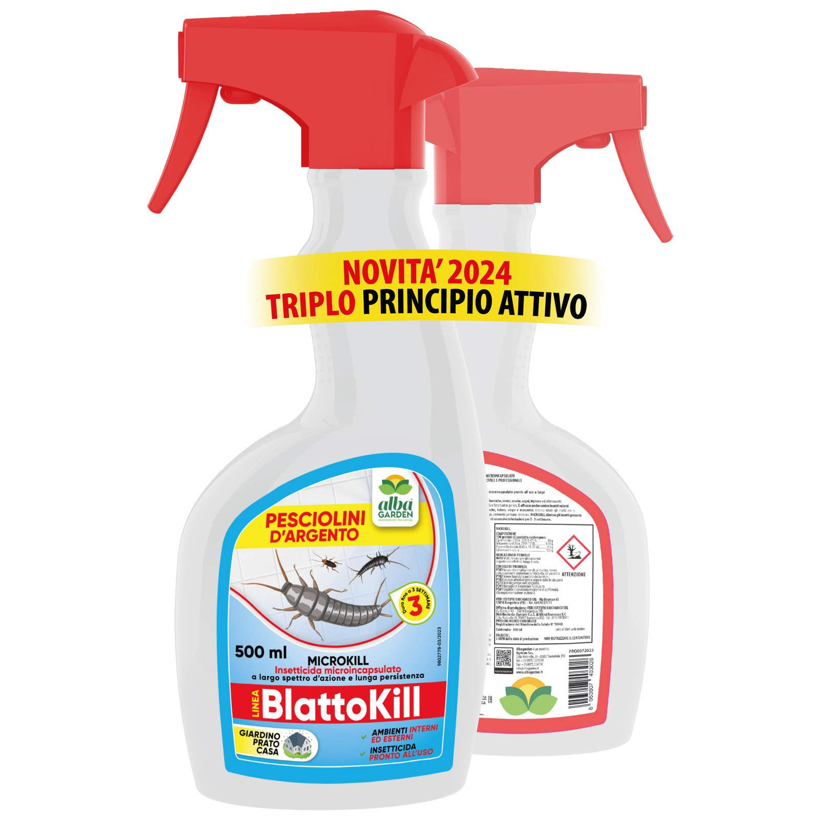 Albagarden - Insetticida Pesciolini D'argento - Rapida Azione Contro (L2I)