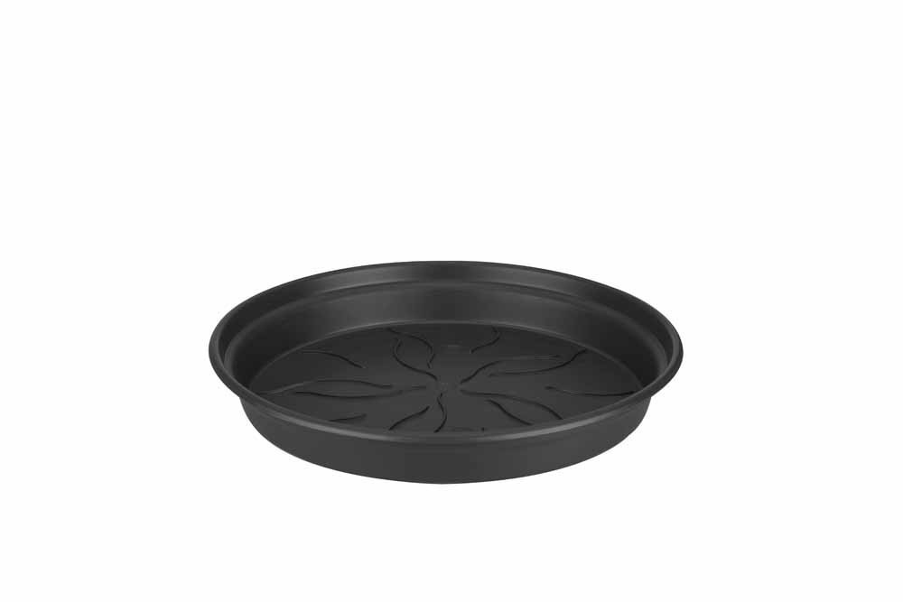 green basics saucer 53cm living black elho