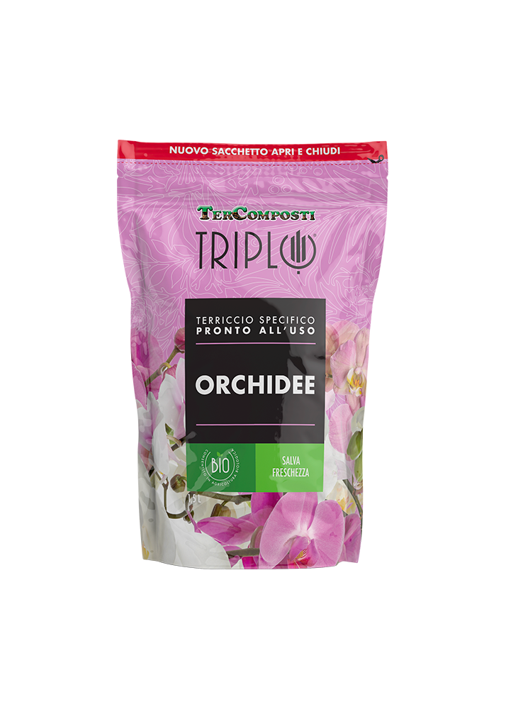 Tercomposti Triplo TERRICCIO SPECIFICO PRONTO ALL’USO per Orchidee 1,5 Lt.
