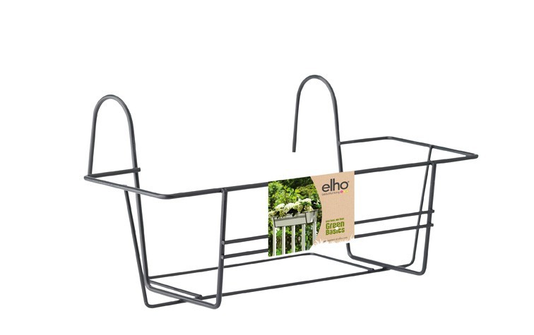 green basics balcony rack 50cm anthracite elho