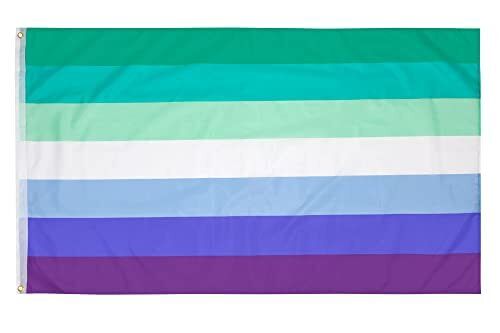 PHENO FLAGS Bandiera dell’orgoglio gay pride 90x150 cm con occhielli in (w6t)